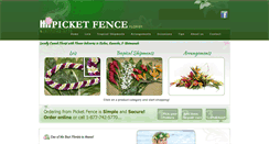 Desktop Screenshot of picketfenceflorist.net